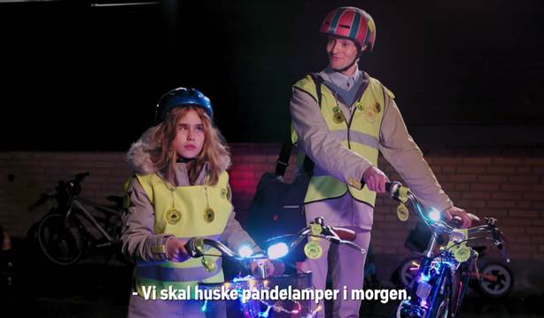 Michael René i kampagne for cykelistforbundet, mindre kan også gøre det film 1 (003), 30 okt 2017